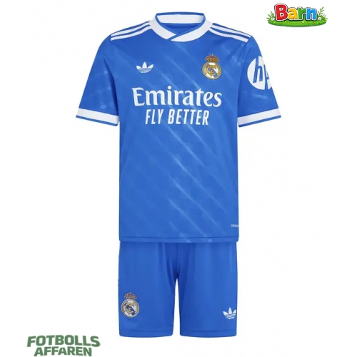 Real Madrid Tredjeställ Barn 2025-26 Kortärmad (+ Korta byxor)